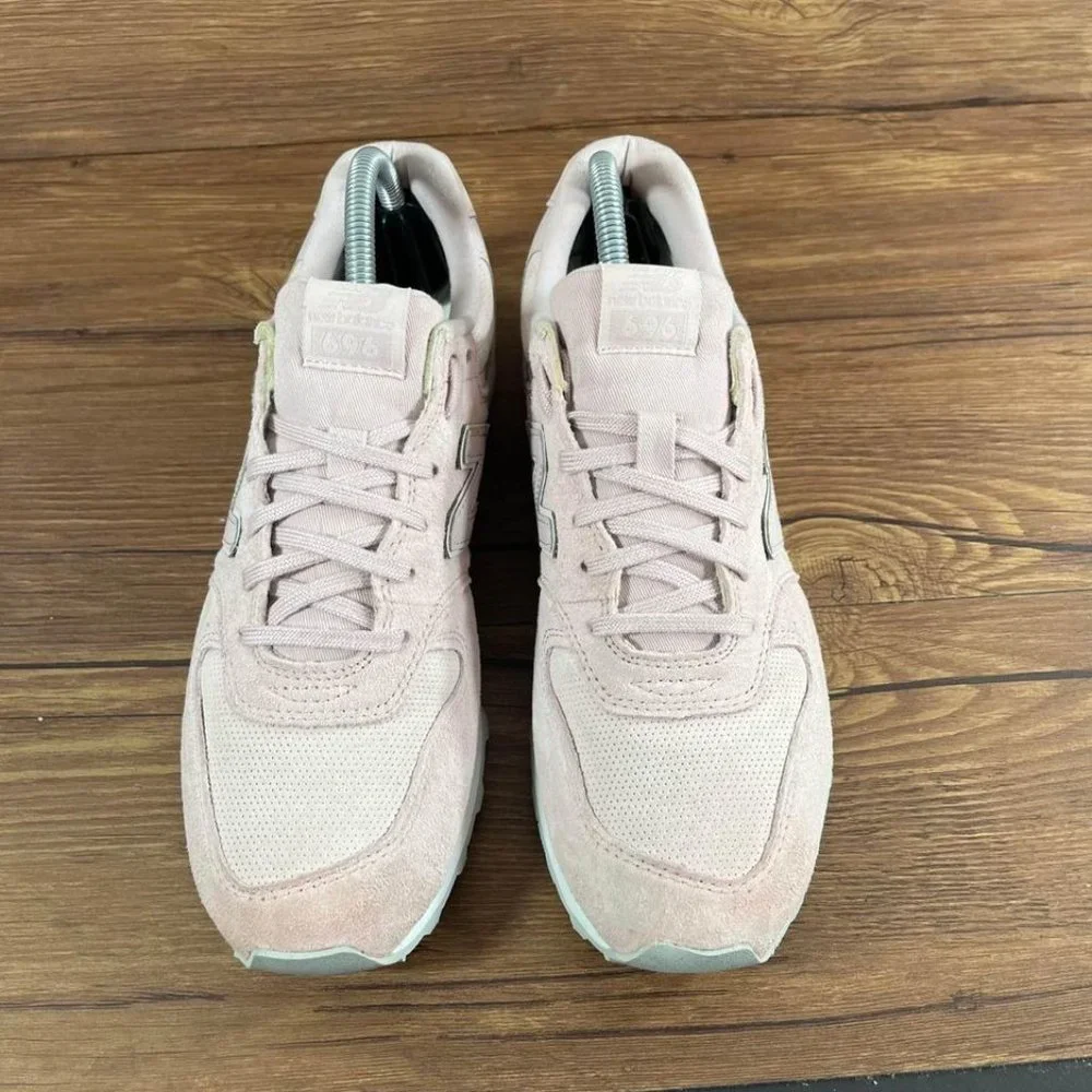 New Balance 696 Pink Suede Sneakers Women’s Size 9.5_7
